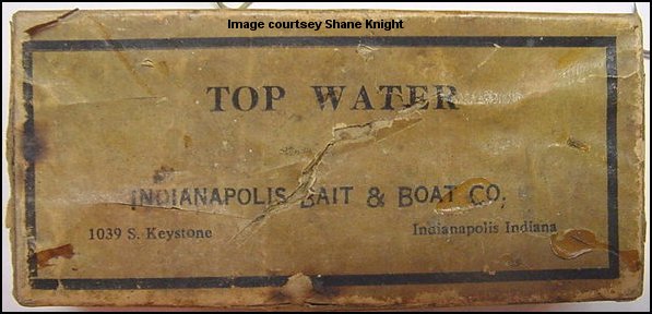 Top Water box from Indianapolis Bait & Boat Co