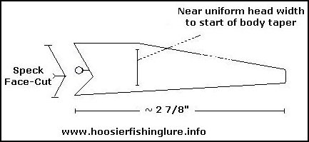 Speck Bait Body Shape Diagram